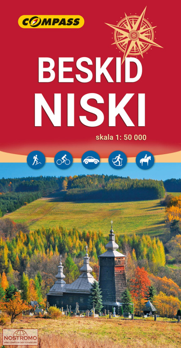 BESKID NISKI | carte de randonnée Compass