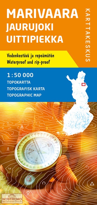 MARIVAARA - JAURUJOKI - UITTIPIEKKA | carte topographique Karttakeskus