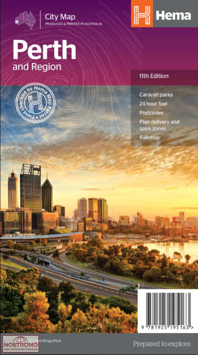 PERTH & REGION | carte routière Hema