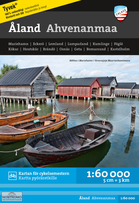 ÅLAND AHVENANMAA | cartes de cyclotourisme Calazo