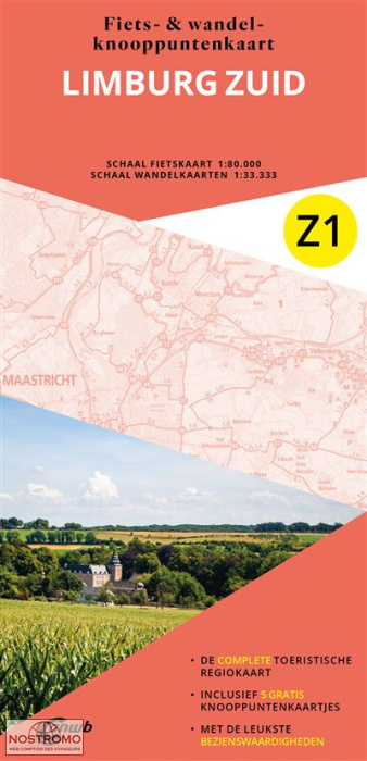 Z1 LIMBURG ZUID | ANWB cycling and hiking map