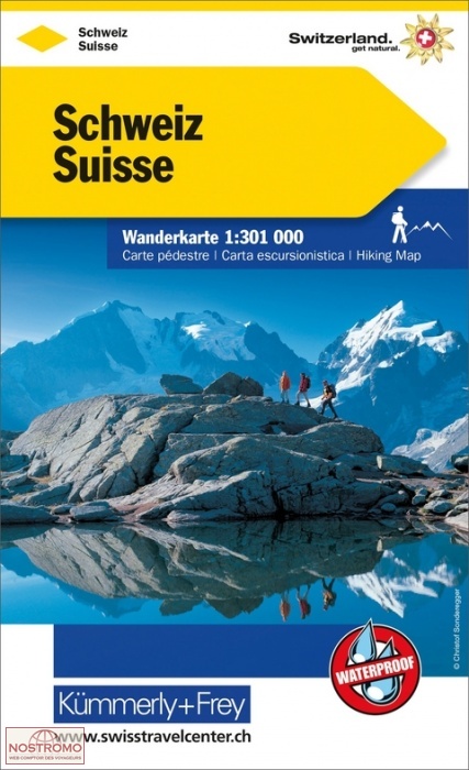 SWITZERLAND | Kummerly+Frey hiking map