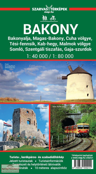 BAKONY | carte de randonnée Szarvas