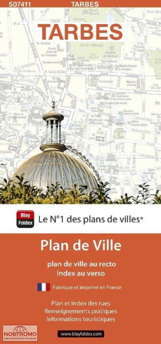 TARBES | Blay Foldex street map
