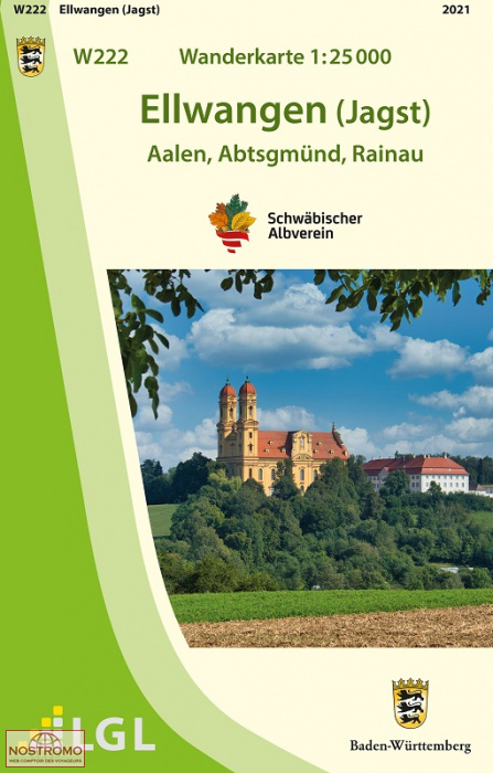 W222 ELLWANGEN (JAGST) | LGL hiking map
