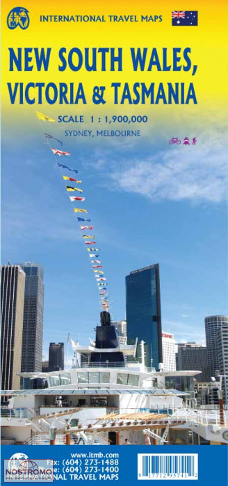 NEW SOUTH WALES, VICTORIA & TASMANIA | ITMB travel map