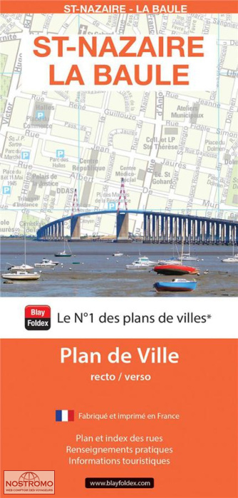 SAINT-NAZAIRE - LA BAULE | Blay Foldex street map