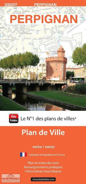 PERPIGNAN | plan de ville Blay Foldex