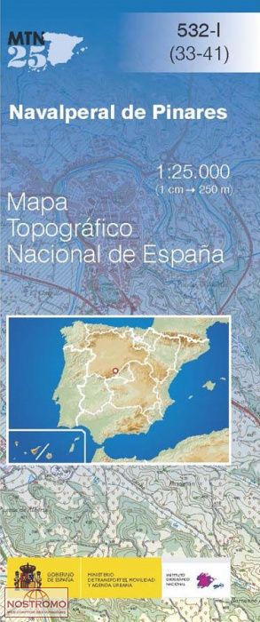 532-1 NAVALPERAL DE PINARES | carte topographique CNIG