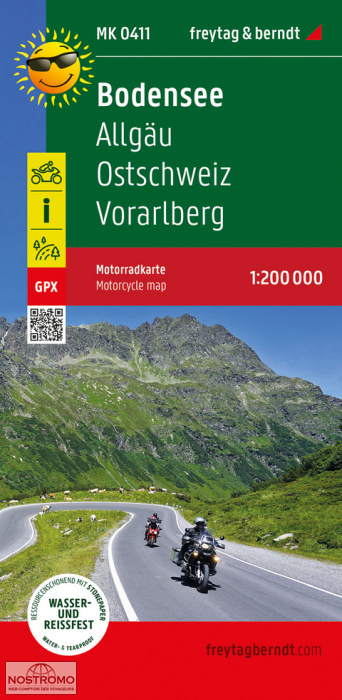 MK 0411 LAKE CONSTANCE | Freytag & Berndt travel map