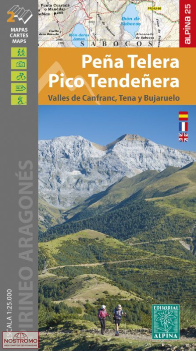 09 PEÑA TELERA – PICO TENDEÑERA | Alpina hiking maps