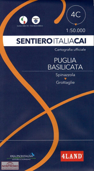 4C PUGLIA BASILICATA : SPINAZZOLA - GROTTAGLIE | 4Land hiking map
