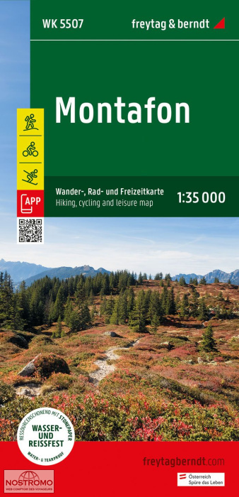 WK5507 MONTAFON | Freytag & Berndt hiking map