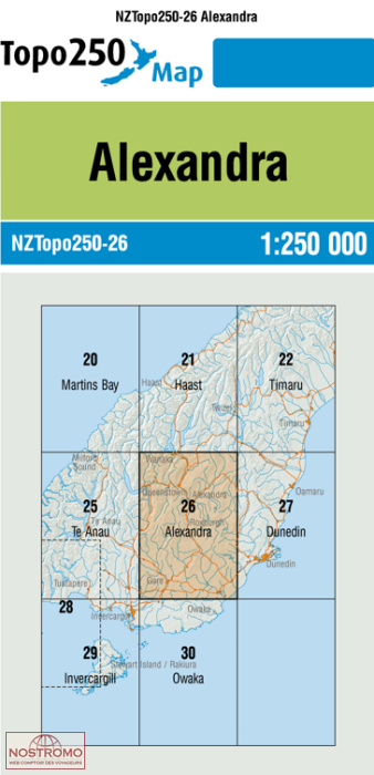 26 ALEXANDRA | LINZ topographical map