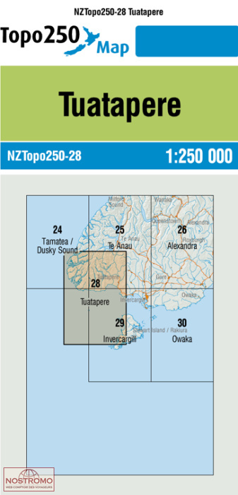28 TUATAPERE | LINZ topographical map