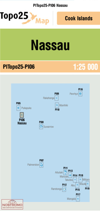PI06 NASSAU | carte topographique LINZ
