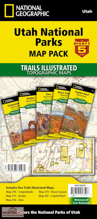 UTAH NATIONAL PARKS | National Geographic hiking maps