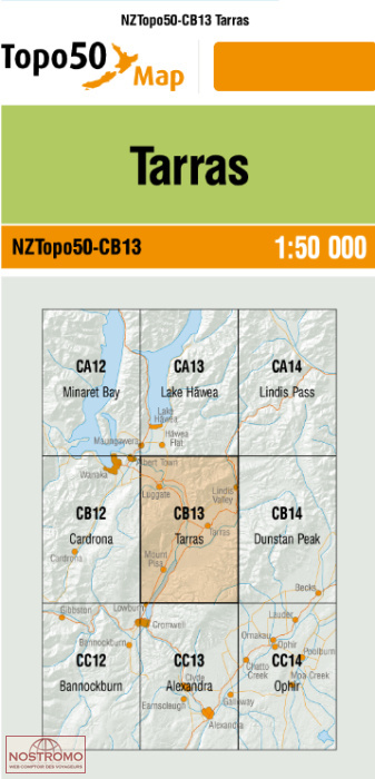 CB13 TARRAS | carte topographique LINZ