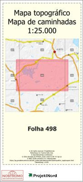 498 GREGA | Projektnord topographic map