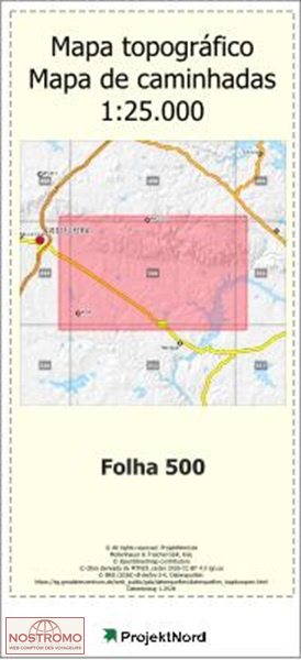 500 SELMES (VIDIGUEIRA) | Projektnord topographic map