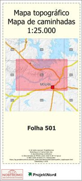 501 MOURA | Projektnord topographic map