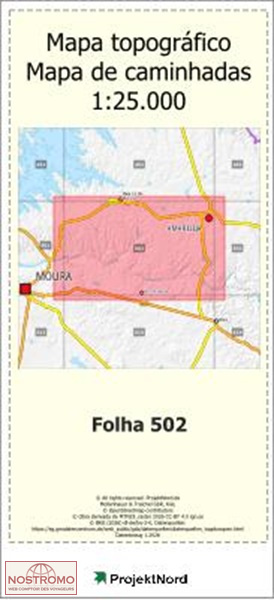 502 AMARELEJA | Projektnord topographic map