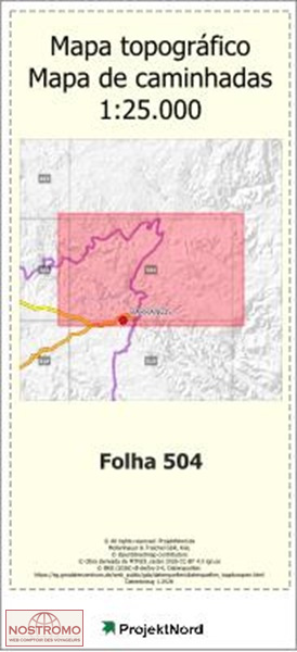 504 BARRANCOS (NORTE) | Projektnord topographic map
