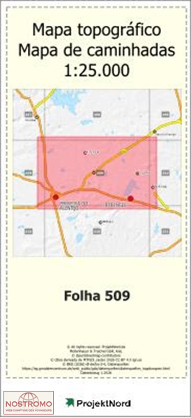 509 FERREIRA DO ALENTEJO | Projektnord topographic map