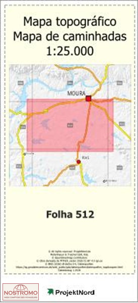 512 MACHADOS (MOURA) | Projektnord topographic map