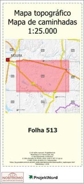 513 COROADA (MOURA) | Projektnord topographic map