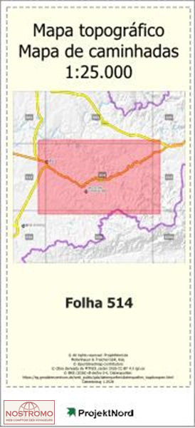 514 SANTO ALEIXO (MOURA) | Projektnord topographic map