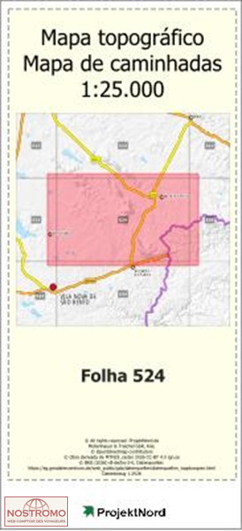 524 SOBRAL DA ADIÇA | Projektnord topographic map