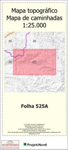 525A CORTES DA CONTENDA | Projektnord topographic map