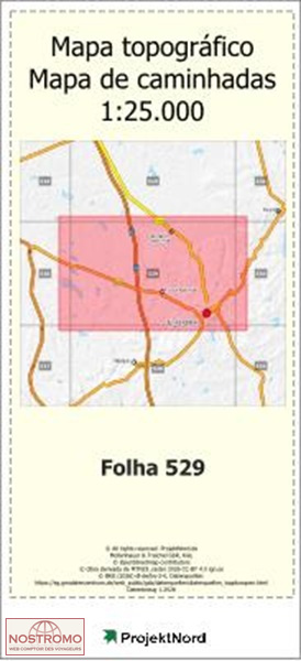 529 ALJUSTREL | Projektnord topographic map