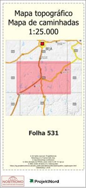 531 SALUDA (BEJA) | Projektnord topographic map