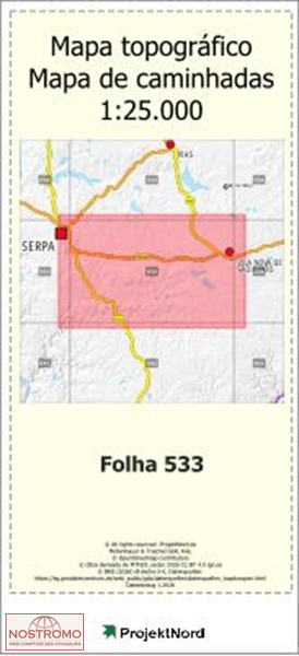 533 ALDEIA NOVA DE SAO BENTO | Projektnord topographic map