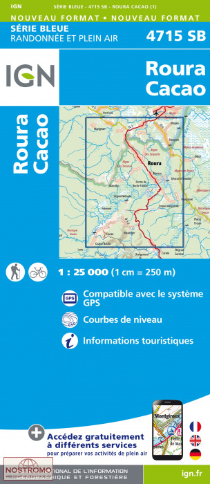 4715SB ROURA - CACAO | carte topographique IGN