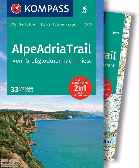 ALPE ADRIA TRAIL | guide de randonnée Kompass