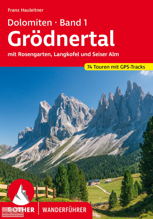 DOLOMITES - VOL.1 : GRÖDNERTAL | guide de randonnée Rother