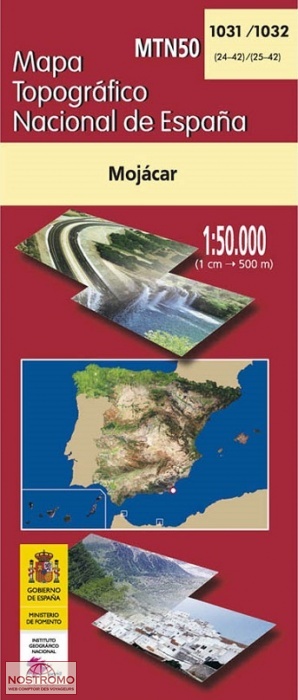 1031/1032 MOJACAR | carte topographique CNIG