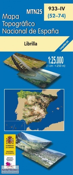 933-4 LIBRILLA | carte topographique CNIG