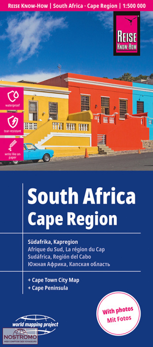 AFRIQUE DU SUD - RÉGION DU CAP | carte routière Reise Know-How