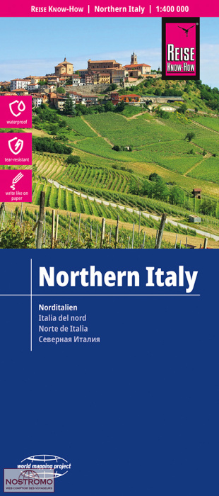 NORTHERN ITALY | Reise-Know How road map