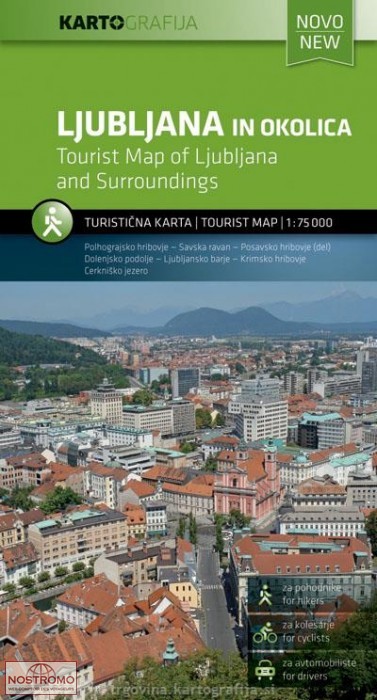 LJUBLJANA IN OKOLICA | Kartografija hiking map
