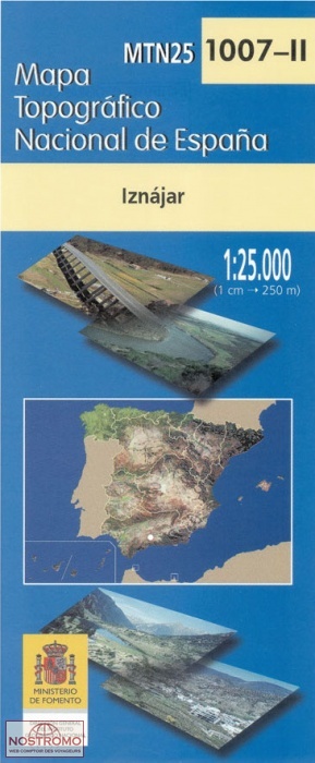 1007-2 IZNÁJAR | carte topographique CNIG
