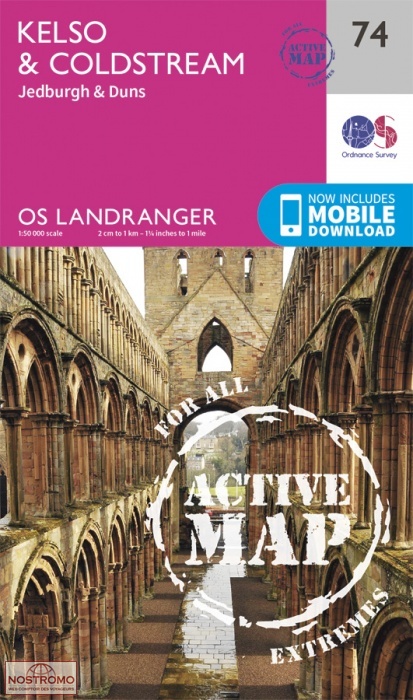 074 KELSO & COLDSTREAM - JEDBURGH & DUNS | OS hiking map