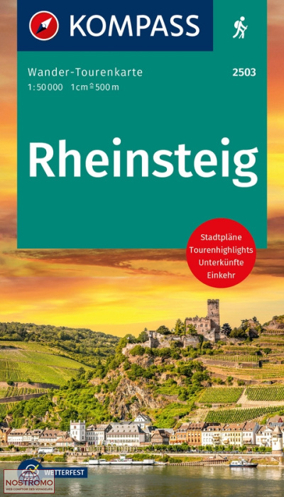 2503 RHEINSTEIG | Kompass hiking map