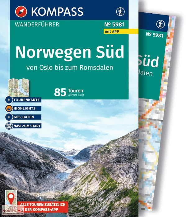 NORVÈGE SUD | guide de randonnée Kompass