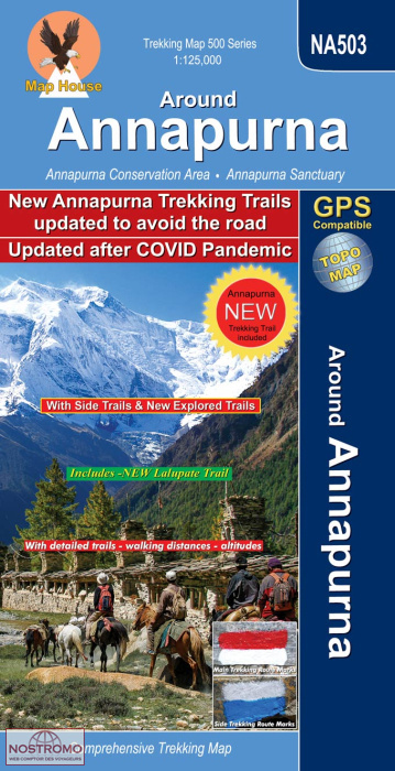 AROUND ANNAPURNA - NA 503 | Nepamaps trekking map