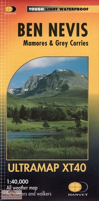 BEN NEVIS - MAMORES & GREY CORRIES | Harvey hiking map